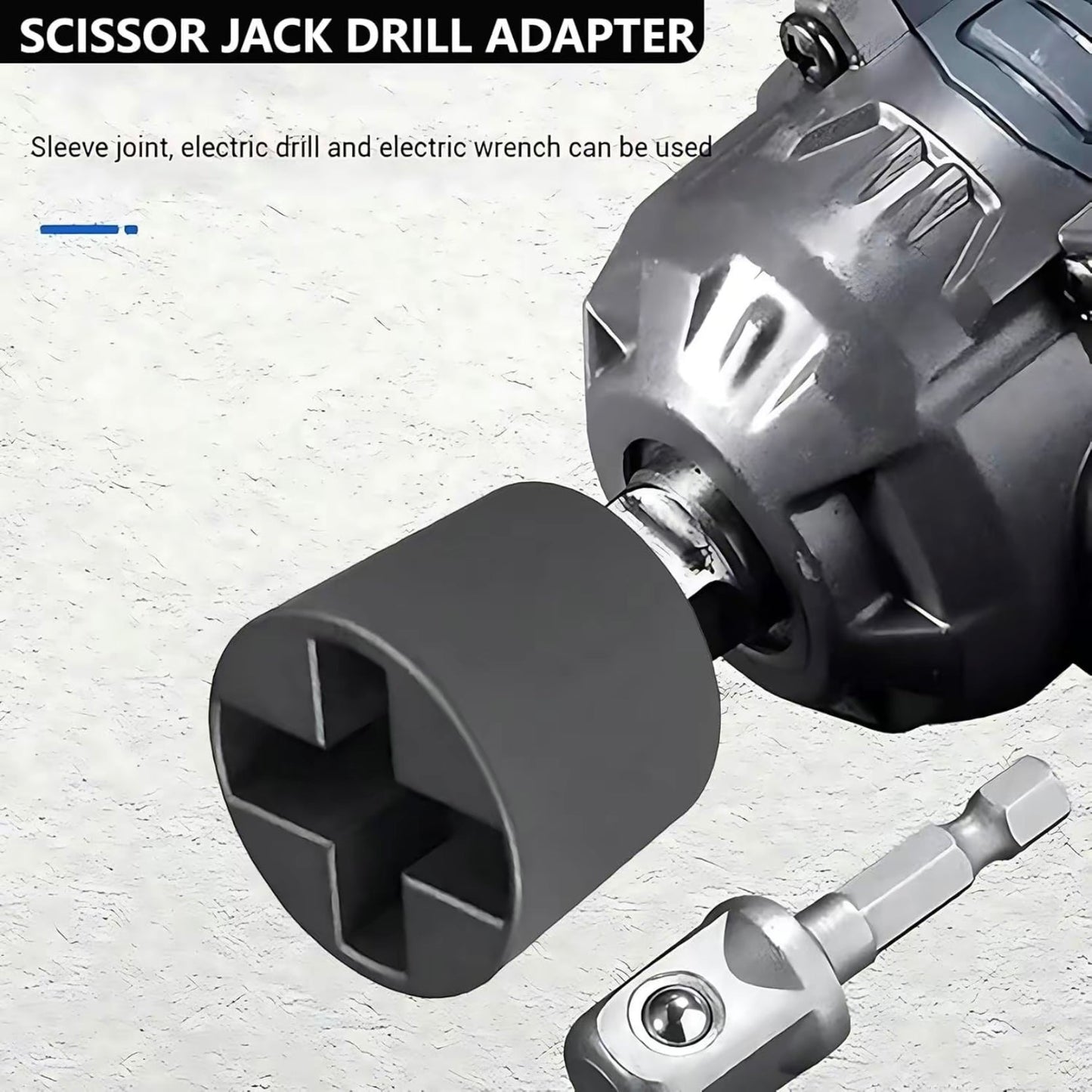 Universal Jack Socket Adapter for Hand Drill