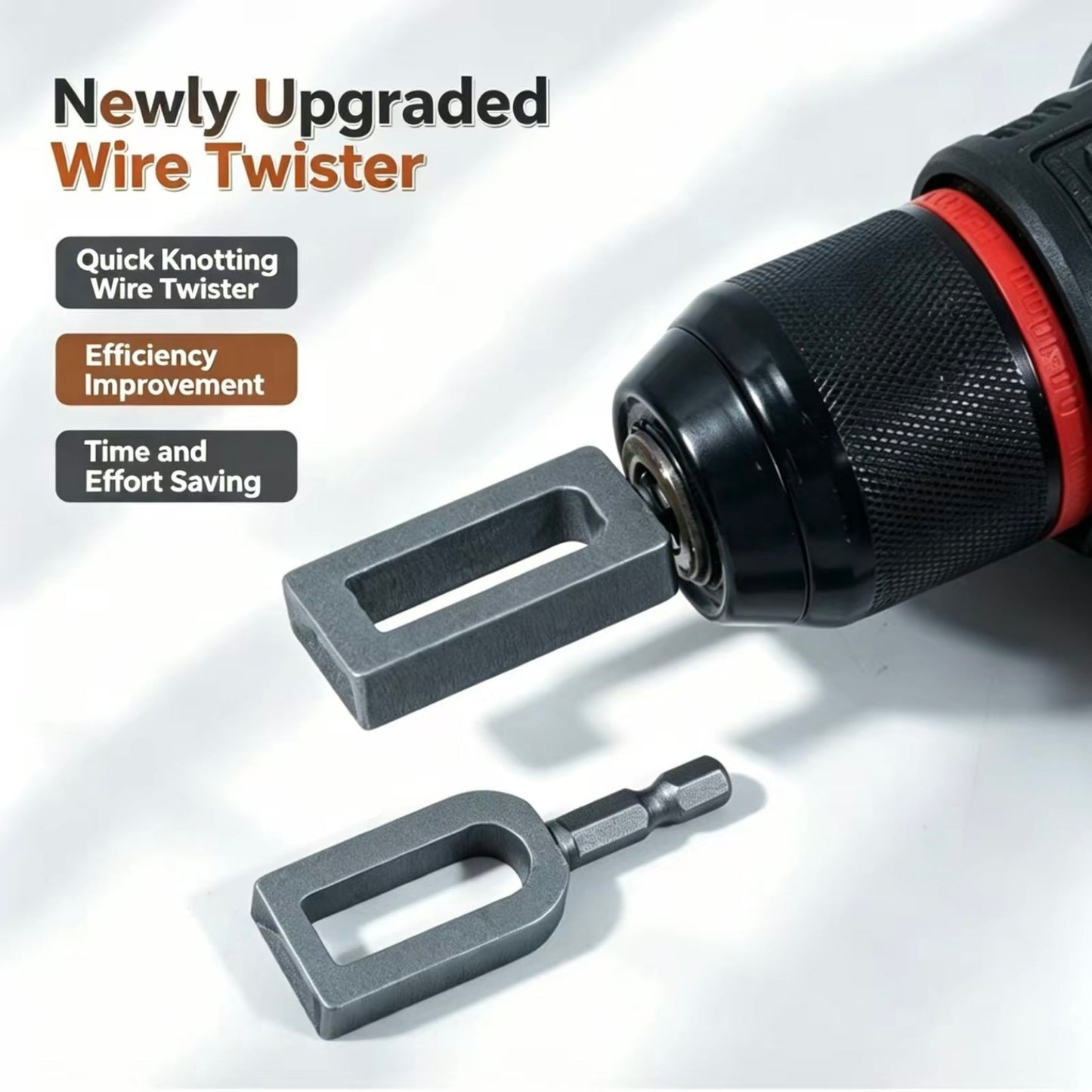Professional Rebar Tie Wire Twisting Tool for Drills