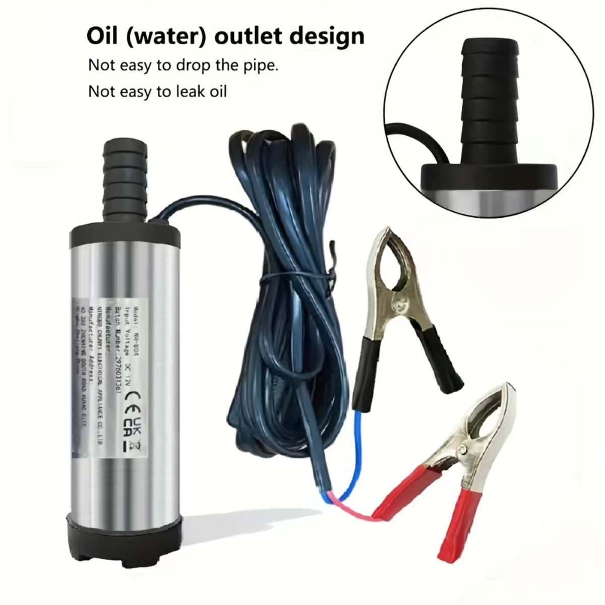 Portable Submersible Pump,DC 12V