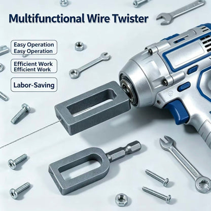 Professional Rebar Tie Wire Twisting Tool for Drills