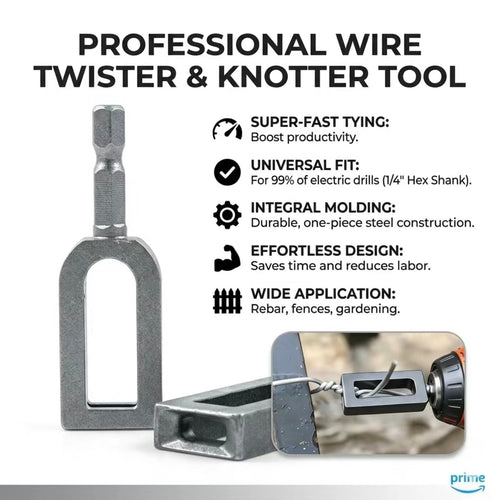 Professional Rebar Tie Wire Twisting Tool for Drills