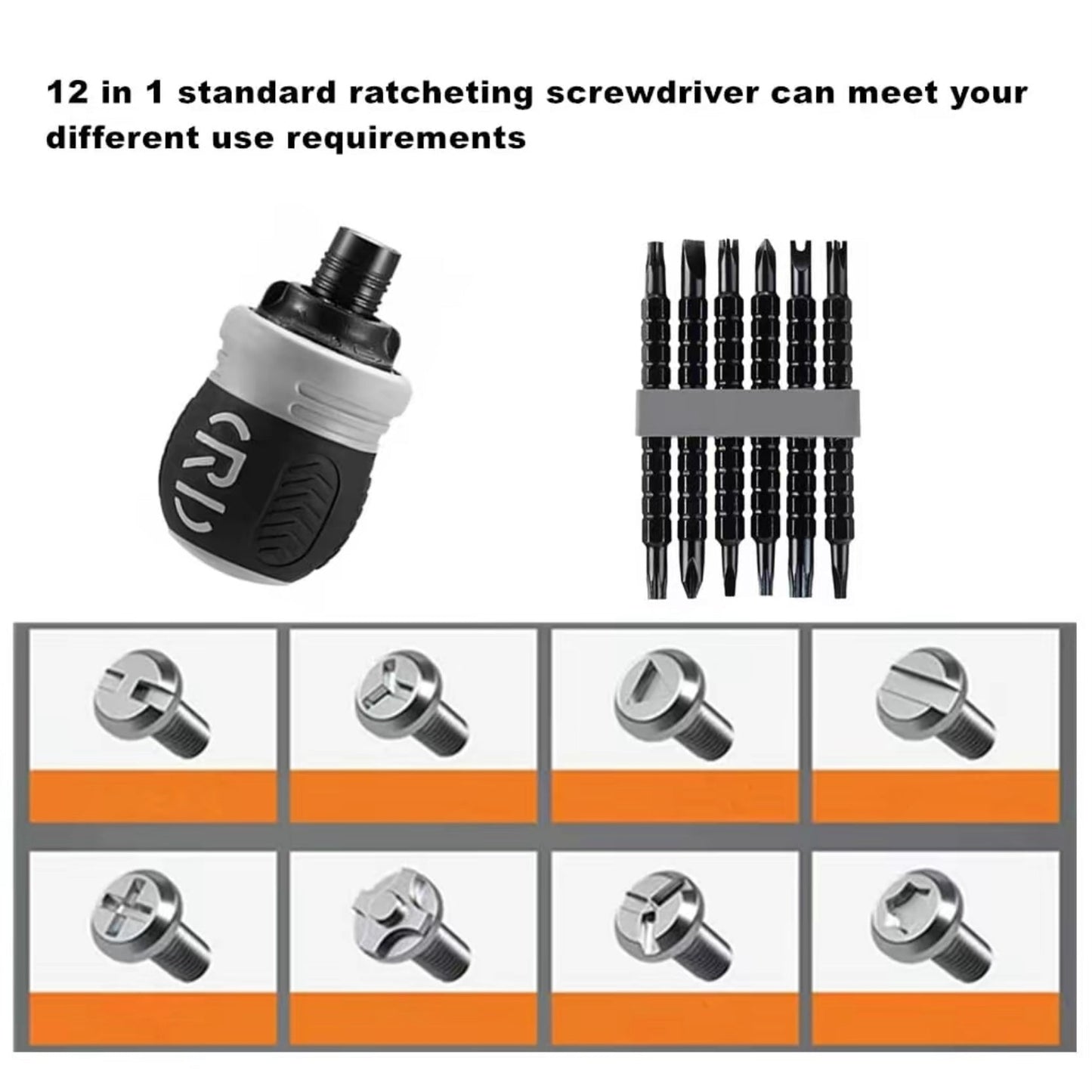 Short Ratchet Screwdriver Set