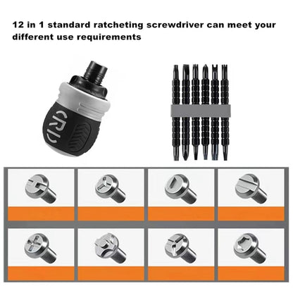 Short Ratchet Screwdriver Set