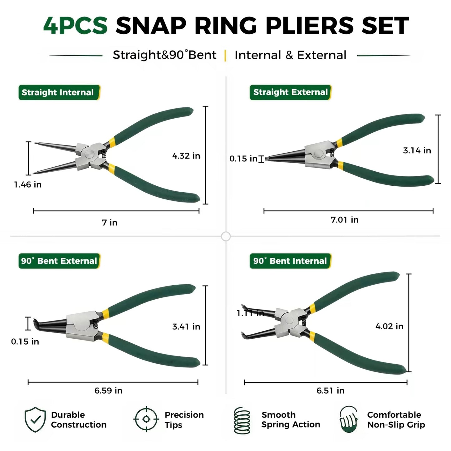 Snap Ring Pliers Set