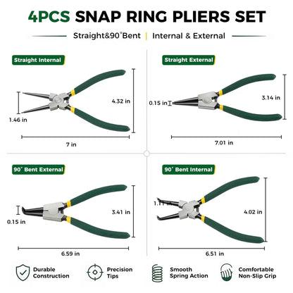 Snap Ring Pliers Set