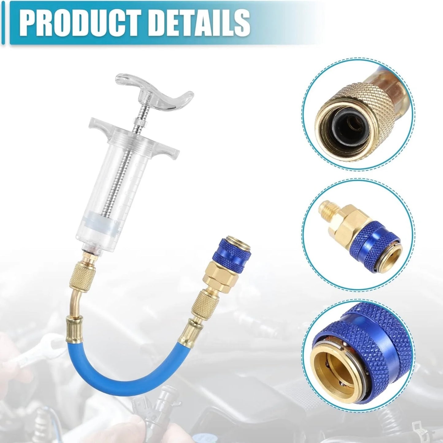 Unique Bargains Oil and Dye Injectors Kit