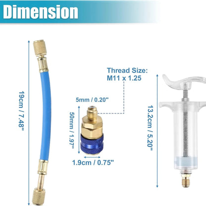 Unique Bargains Oil and Dye Injectors Kit