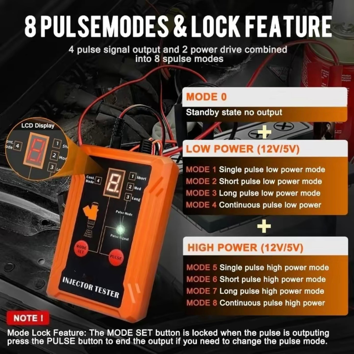 Universal Fuel Injector Tester Automotive Diagnostic Tool