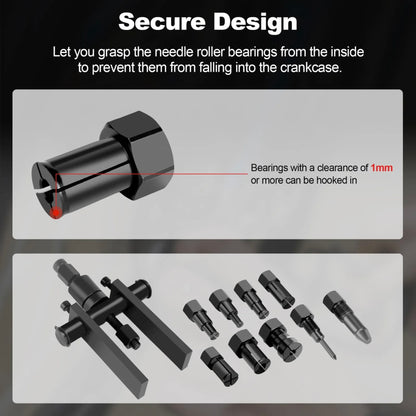 10 Pcs Motorcycle Inner Bearing Puller Set