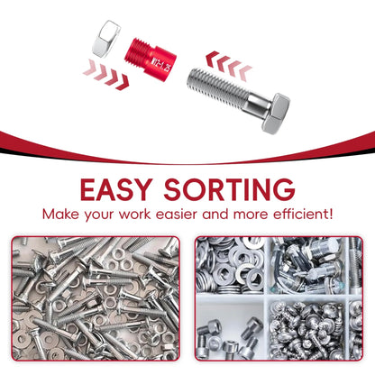 26/44 PCS Nut and Bolt Thread Cheaker