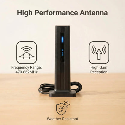 TV Antenna Digital Antenna Ultra Indoor Long Range High-Quality Signal for Home Entertainment