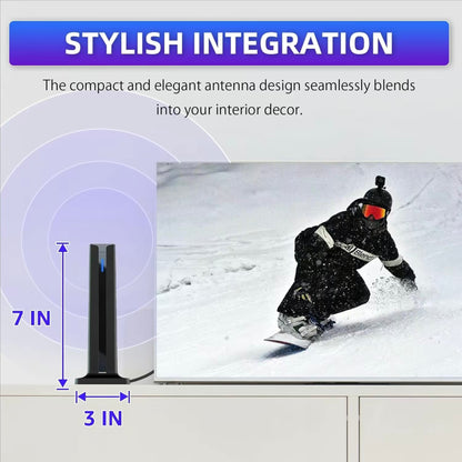 TV Antenna Digital Antenna Ultra Indoor Long Range High-Quality Signal for Home Entertainment