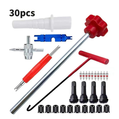 Quick Change Tire Valve Tool Kit