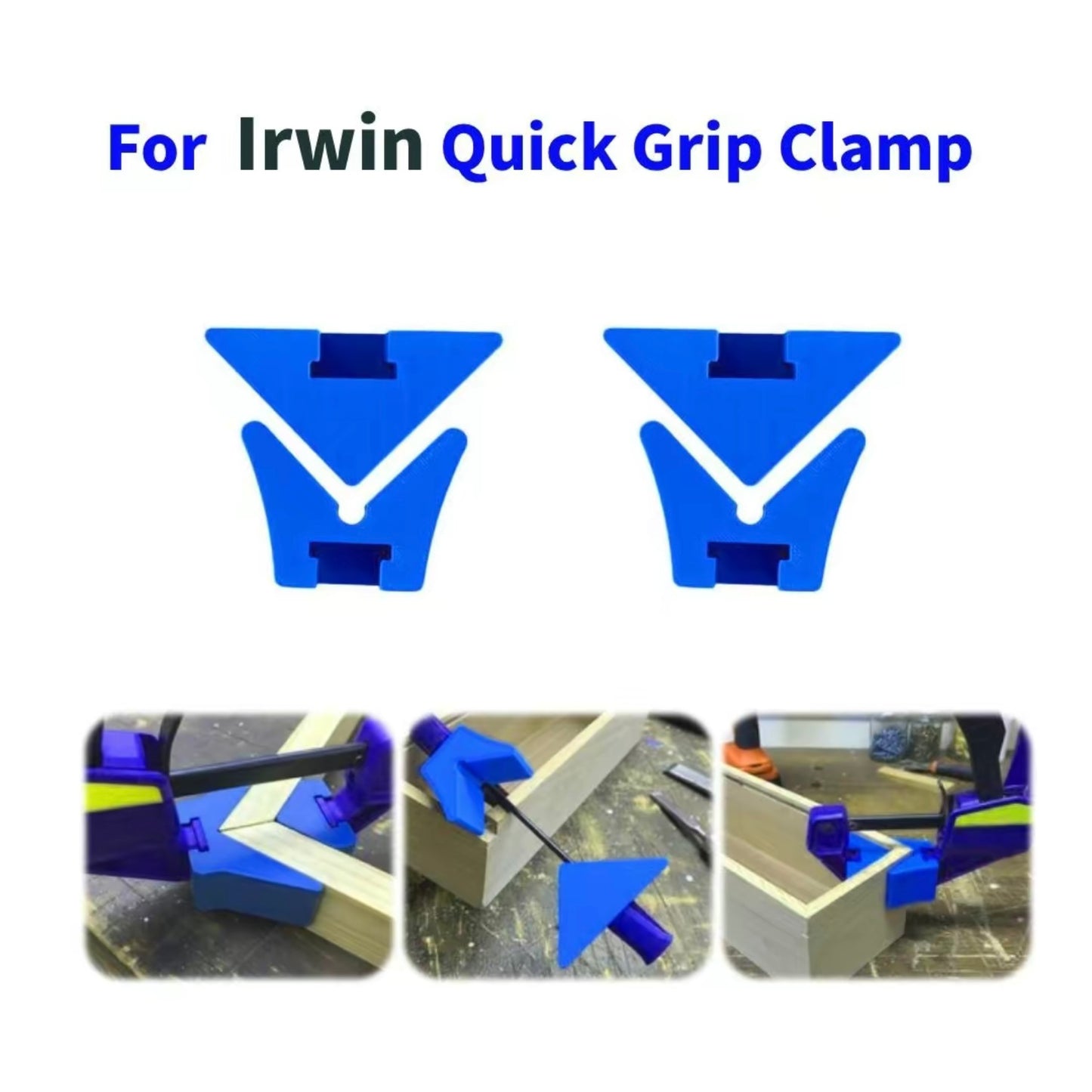 4 Set 90 Degree Corner Clamp Adapter for Irwin 6" Quick Grip Clamp Angle Clamp Adapter