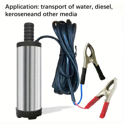 Portable Submersible Pump,DC 12V