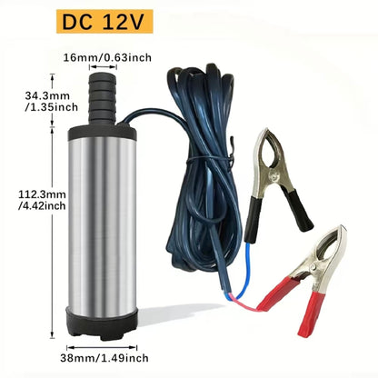 Portable Submersible Pump,DC 12V
