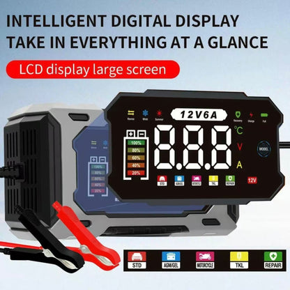 12V6A Smart Battery Charger