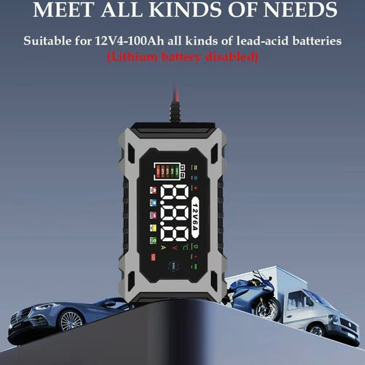 12V6A Smart Battery Charger