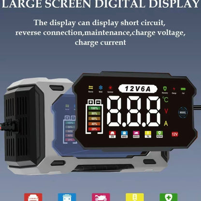 12V6A Smart Battery Charger