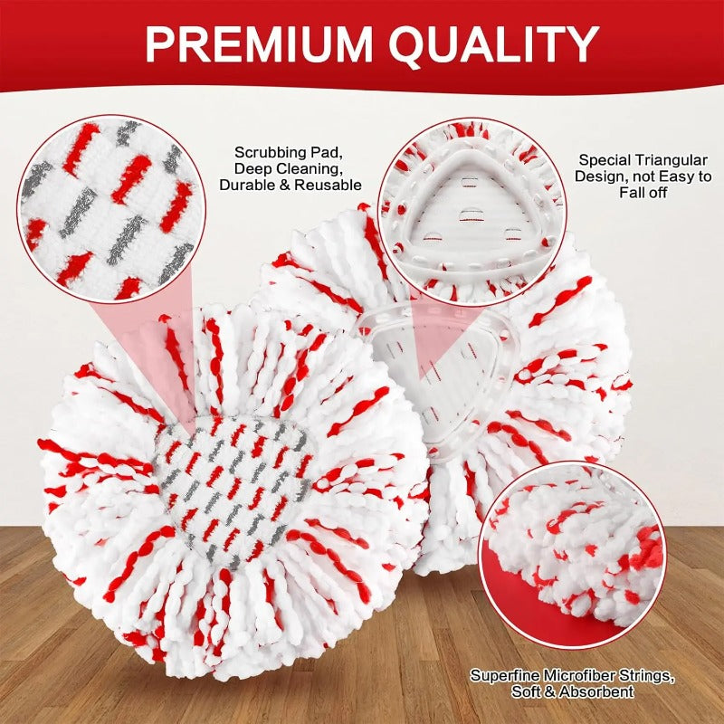 Triangular Deep Cleaning Mop Head