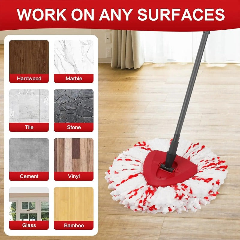 Triangular Deep Cleaning Mop Head
