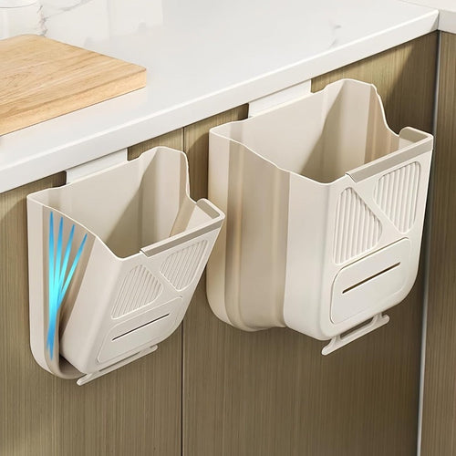 Space-Saving Collapsible Waste Bin