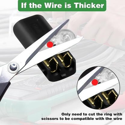 Double Wire Plug in Connector with Locking Buckle