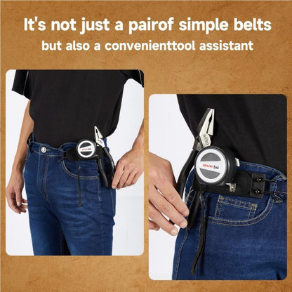 Tactical Metal Hook Elastic Belt