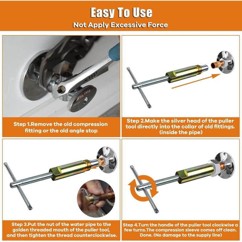 Compression Sleeve Puller Tool Remove Nut