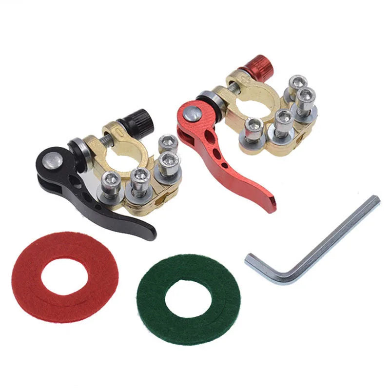 Heavy-Duty Quick Release Car Battery Terminal Connectors (Pair)