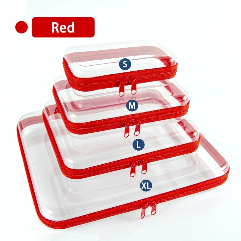 Transparent Zipper Storage Bag