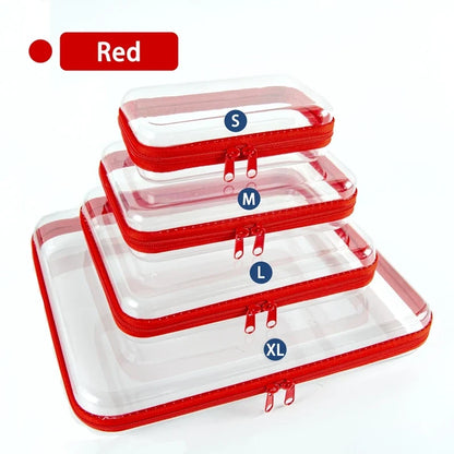Transparent Zipper Storage Bag