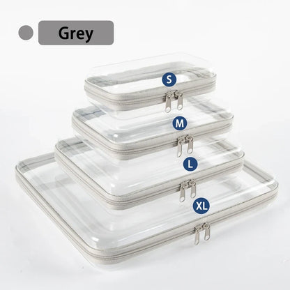 Transparent Zipper Storage Bag