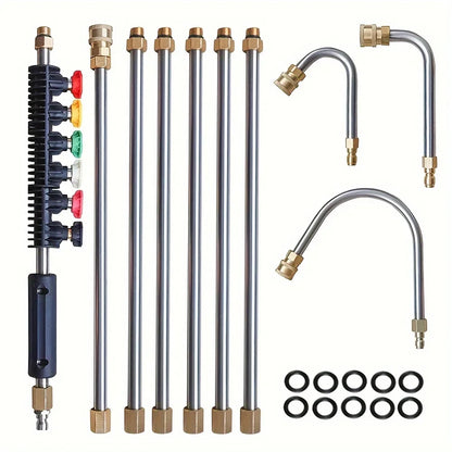 Pressure Washer Extension Wand Set with 6 Spray Nozzles
