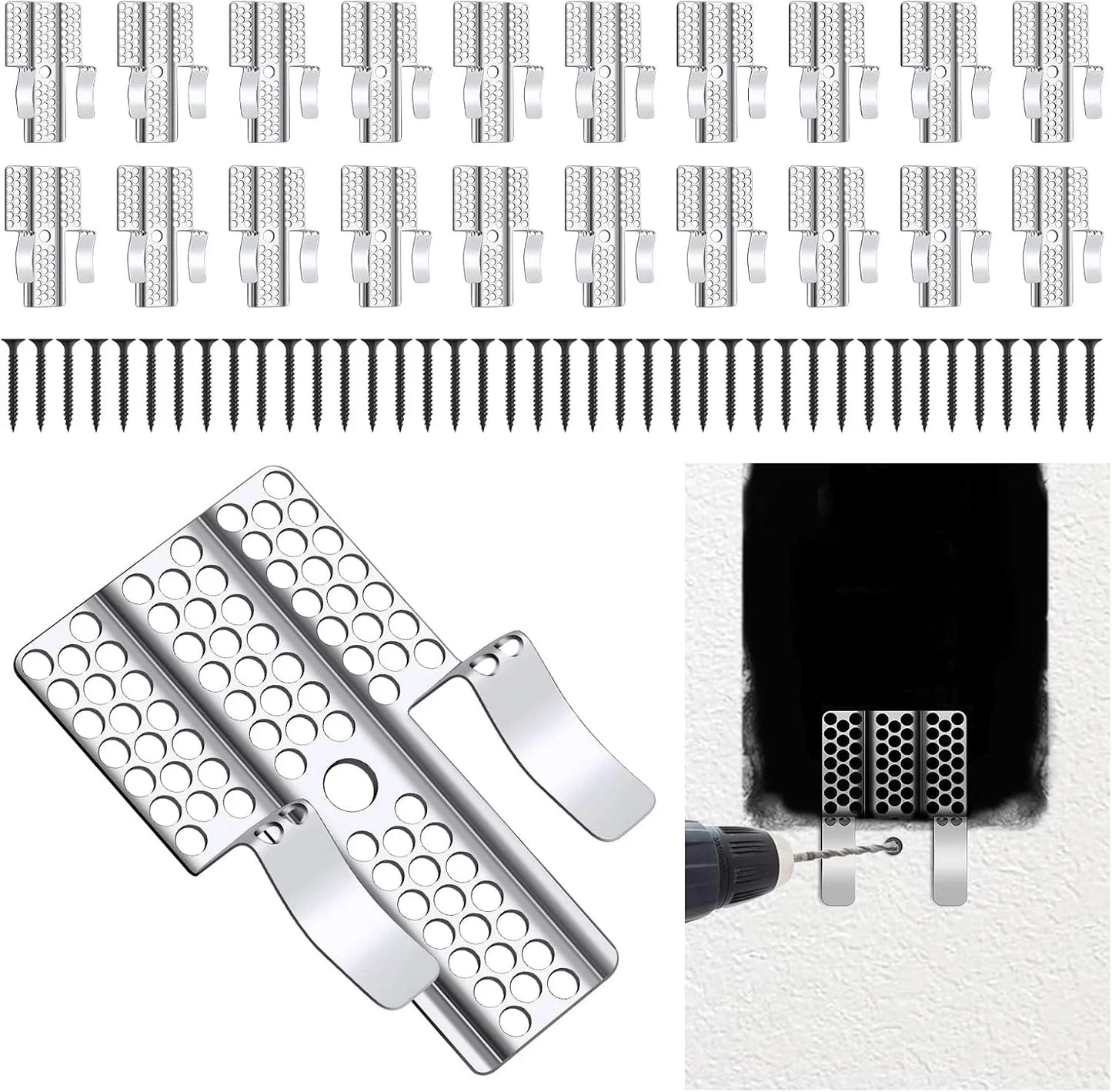 10 Pack Drywall Repair Clips