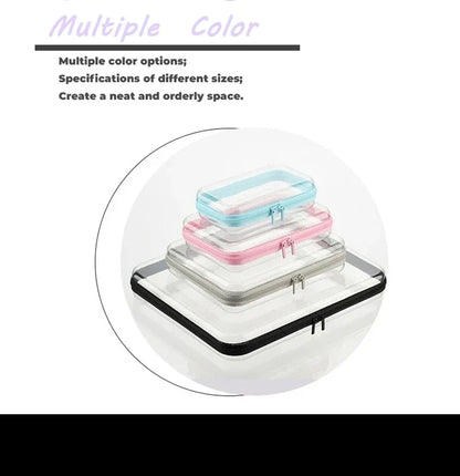 Transparent Zipper Storage Bag