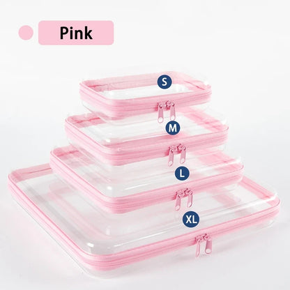 Transparent Zipper Storage Bag