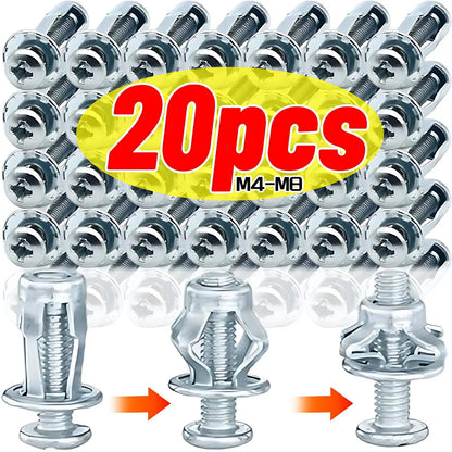 Petal Nut License Plate Fasteners – M4/M5/M6 (К)