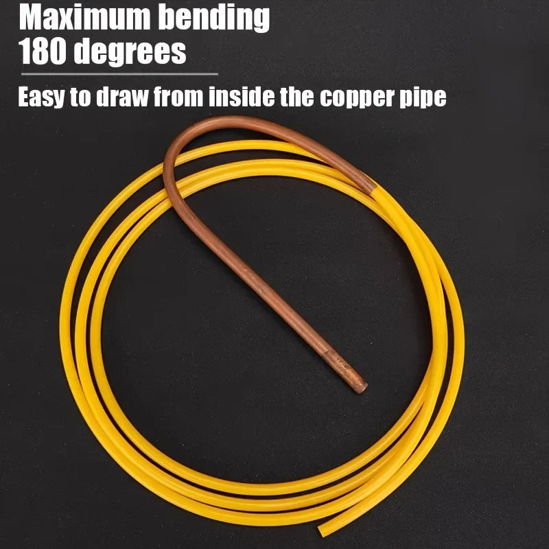 4-Piece Flexible PE Copper Pipe Bender & Protector Set (2m)