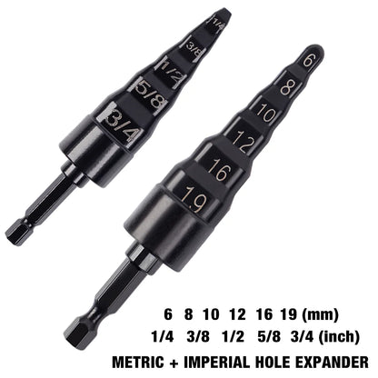 Copper Pipe Expander Drill Bit Set