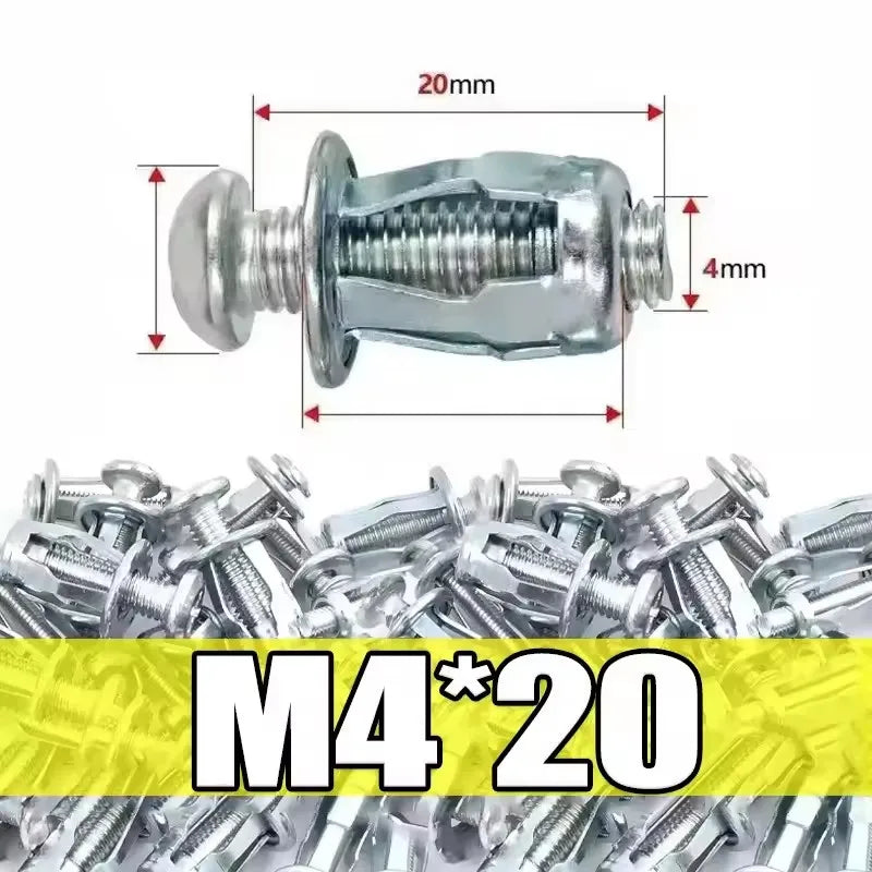 Petal Nut License Plate Fasteners – M4/M5/M6 (К)