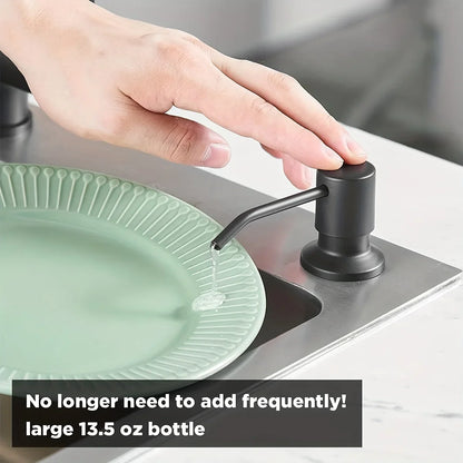 Built-In Kitchen Sink Soap Dispenser with Extension Tube