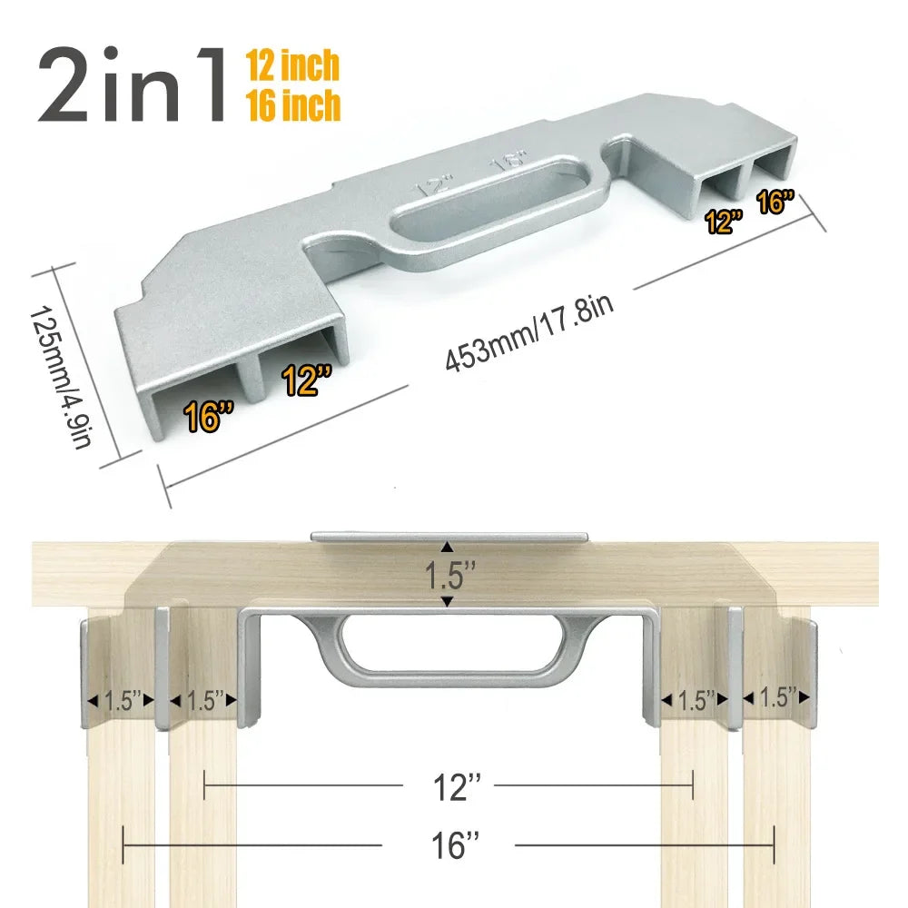 Framing Stud Layout Tool & Column Frame Fixture