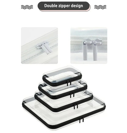 Transparent Zipper Storage Bag