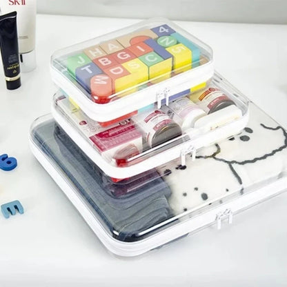 Transparent Zipper Storage Bag