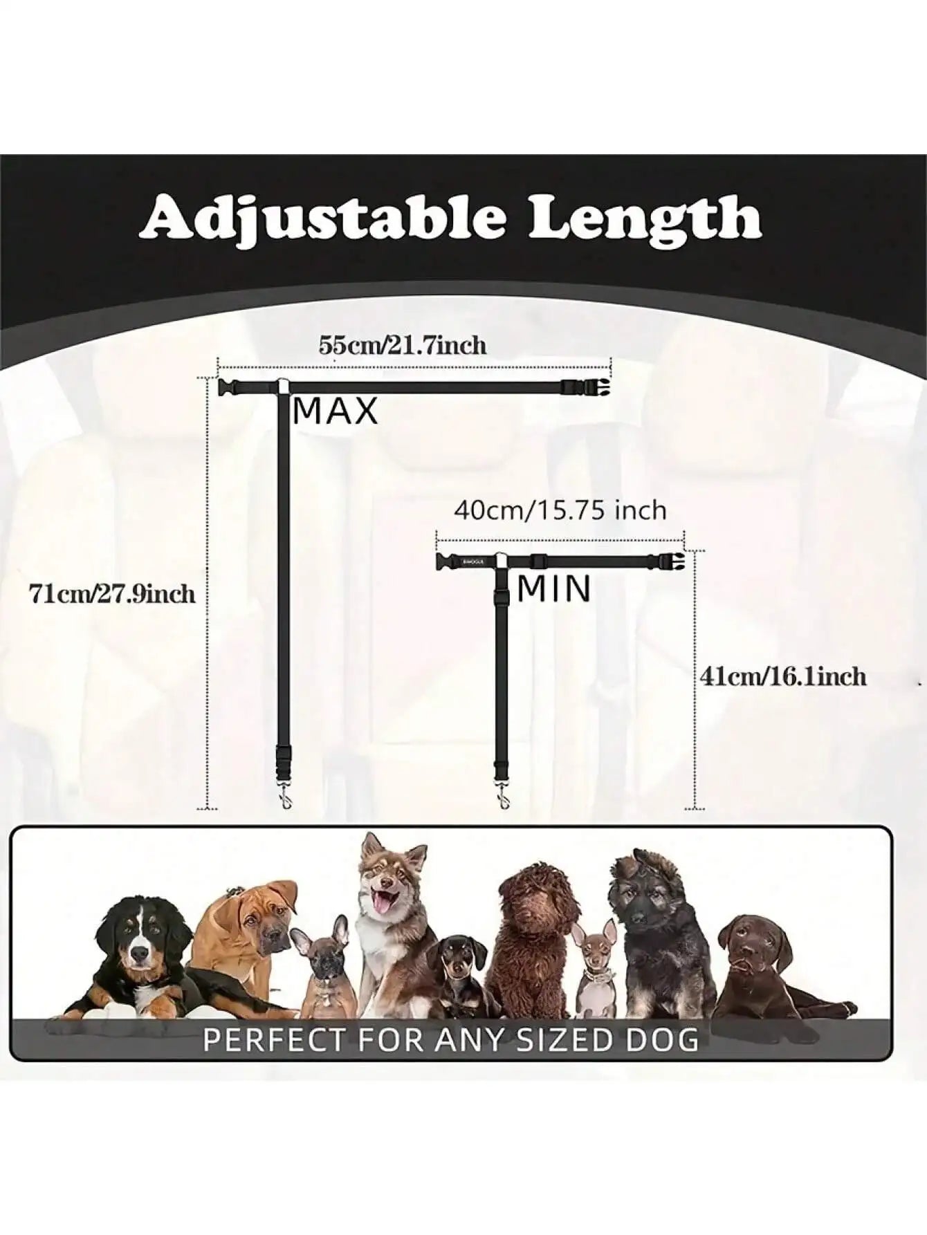 Adjustable Pet Car Seat Belt