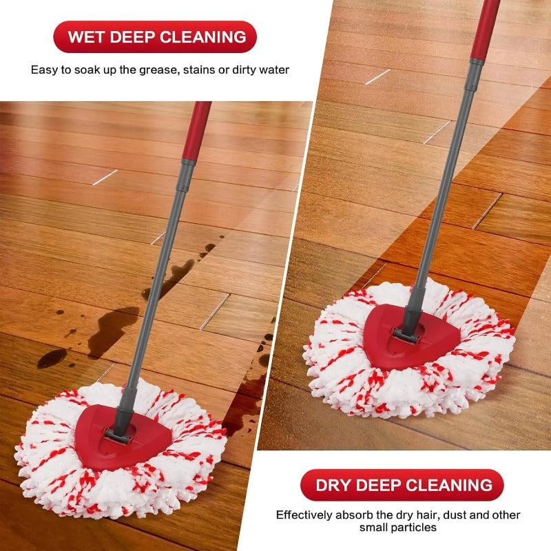 Triangular Deep Cleaning Mop Head