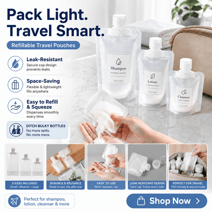 Leakproof Travel Liquid Pouch