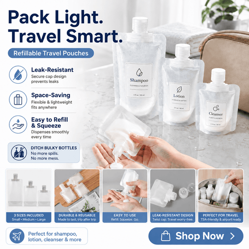 Leakproof Travel Liquid Pouch
